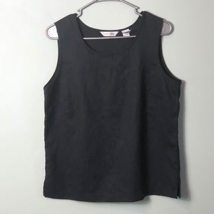 Draper’s & Damons sleeveless top medium blouse